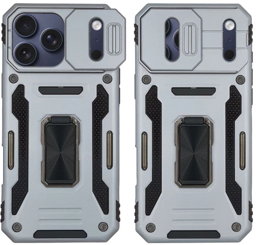 Θήκη Ring Armor CamShield Sonique για Apple iPhone 17 Pro Γκρι