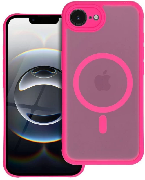 Full Matte Mag Cover Case Compatible With Magsafe For Samsung S25 Plus Pink