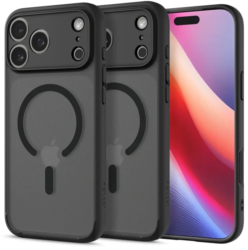 Spigen Case Ultra Hybrid Mag Compatible With Magsafe For Iphone 17 Pro Frost Black