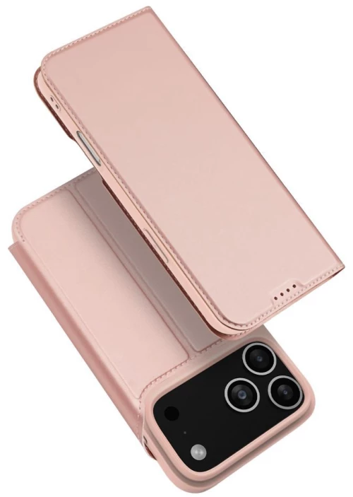 Dux Ducis Wallet Case Skin Pro For Iphone 17 Pro Rose