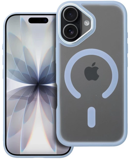 Matte Mag Cover Case Compatible With Magsafe For Iphone 17 Blue