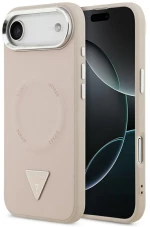 Guess Case For Iphone 17 Air Compatible With Magsafe Guhmp17Mpsdtscmp (Pu W/ Triangle Logo) Pink