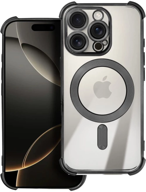 Case Antishock Electro For Iphone 17 Compatible With Magsafe Black