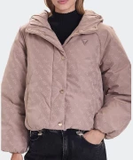 GUESS 4G BOXY PUFFER JACKET - V5BL07WGLW2-FNGX