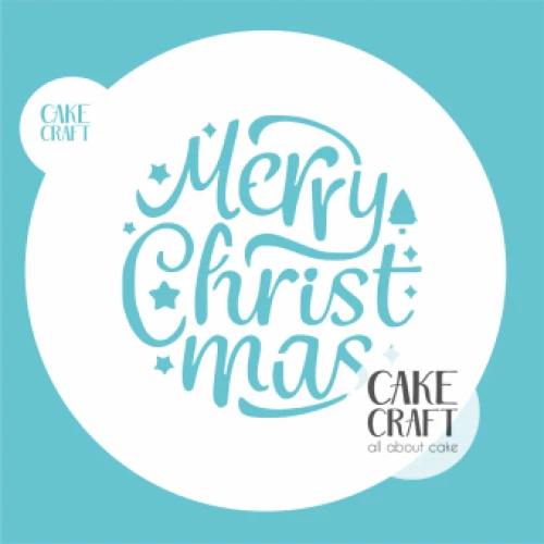 Στένσιλ Merry Christmas v2