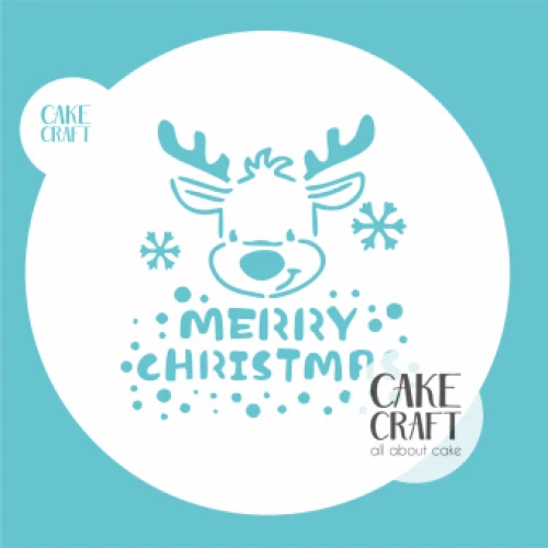 Στένσιλ Merry Christmas v7