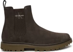 Calvin Klein Ανδρικά Chelsea Μποτάκια Suede Καφέ YM0YM01080-GWX
