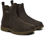 Calvin Klein Ανδρικά Chelsea Μποτάκια Suede Καφέ YM0YM01080-GWX