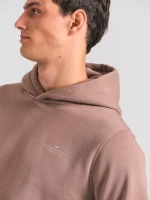 Funky Buddha the essentials ανδρικό βαμβακερό regular φούτερ καφέ FBM012-002-06-CIGAR