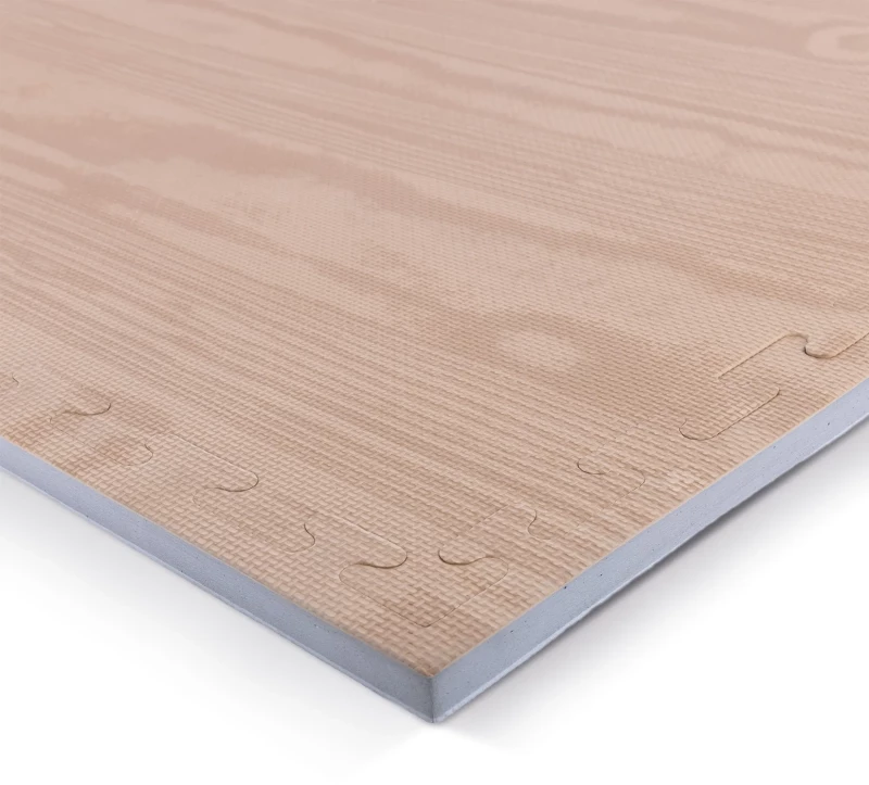 Δάπεδο Προστασίας Puzzle EVA 100x100x2 cm – Ξύλο / Γκρι Amila 36652