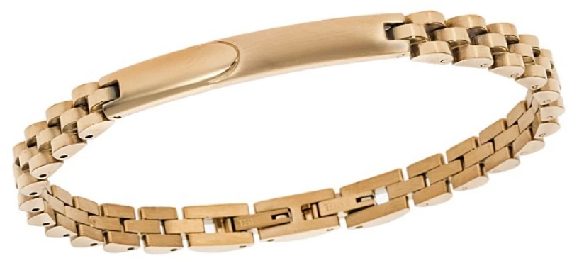 Βραχιόλι Senza Men`s Gold Stainless Steel SSD5954GD