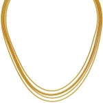 Γυναικείο Κολιέ απο ατσάλι Excite N-2403082-G