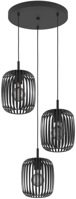 Φωτιστικό Κρεμαστό Eglo 900686 ROMAZZINA Μαύρο Ματ (Black Mat)