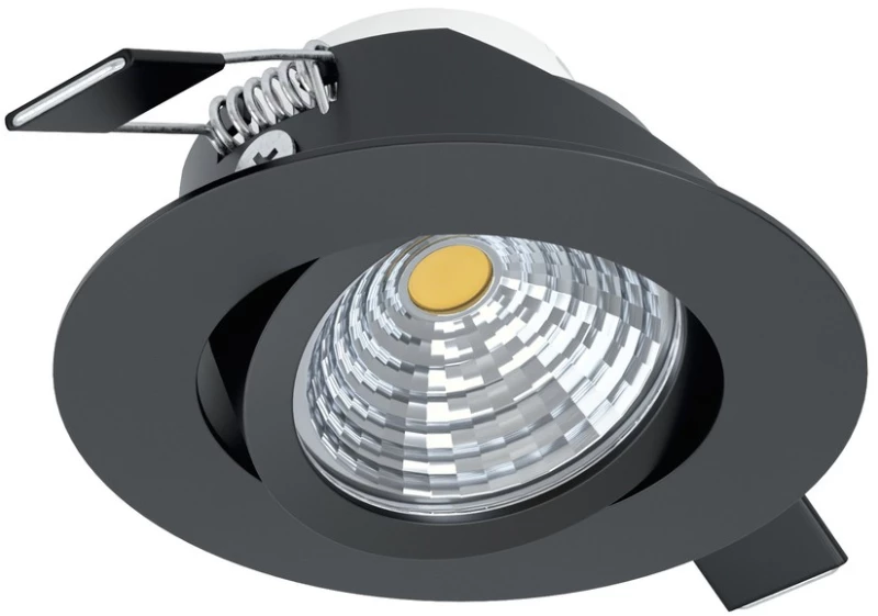 Φωτιστικό Χωνευτό Eglo 98609 SALICETO Μαύρο Ματ (Black Mat) 2700K