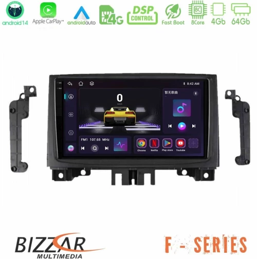 Bizzar f Series 8core Android14 4+64gb  Mercedes Sprinter/vw Crafter 2006-2018 Navigation Multimedia Tablet 9" με Carplay & Android Auto u-f-Mb1705