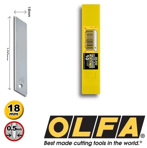 OLFA LB-10 Ανταλλακτικές λάμες 10 τεμ.