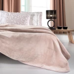Κουβέρτα Βελουτέ Logo Pudra Guy Laroche Μονό 160x220cm Πολυέστερ