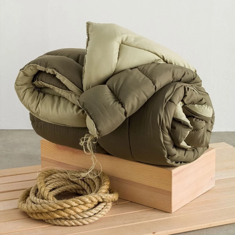 Πάπλωμα Micro-21 Olive Vesta Home Ημίδιπλο 160x230cm Microfiber