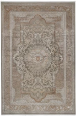 Χαλί Arcadia 7102A Grey-Beige Βιοκαρπέτ 80X220cm