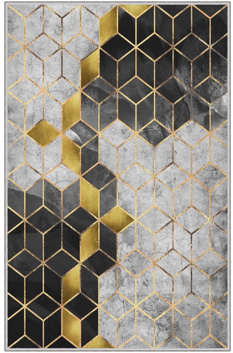 Χαλί Hmnt772 478HFT1217 Grey-Gold Conceptum Hypnose 160X230cm