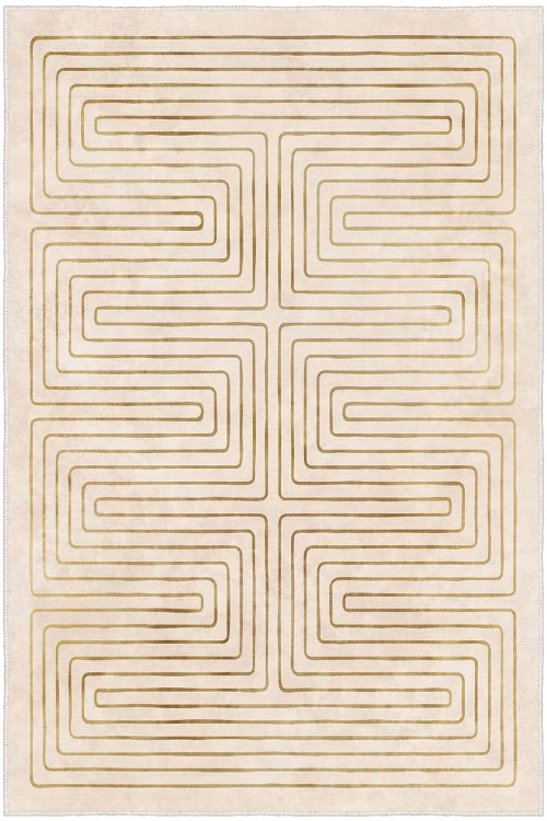 Χαλί Sftkece044 485HFT3856 Beige-Gold Conceptum Hypnose 120X180cm