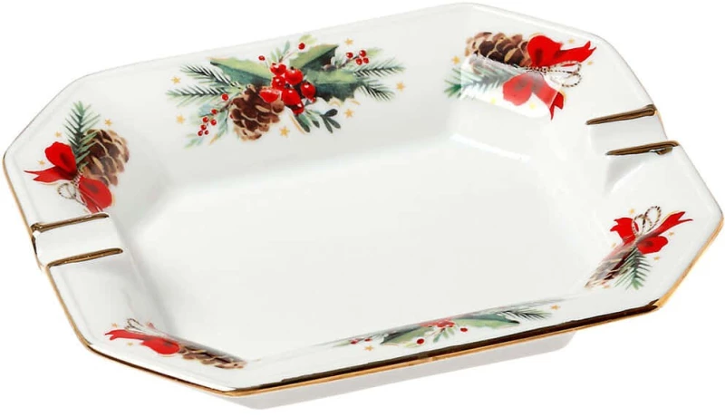 Χριστουγεννιάτικο Σταχτοδοχείο Christmas Magic 06.240.78 20x16cm Multi Cryspo Trio
