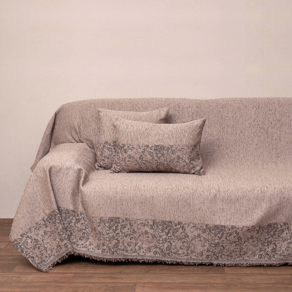 Ριχτάρι 2216 Linen Viopros Τριθέσιο 180x280cm Chenille