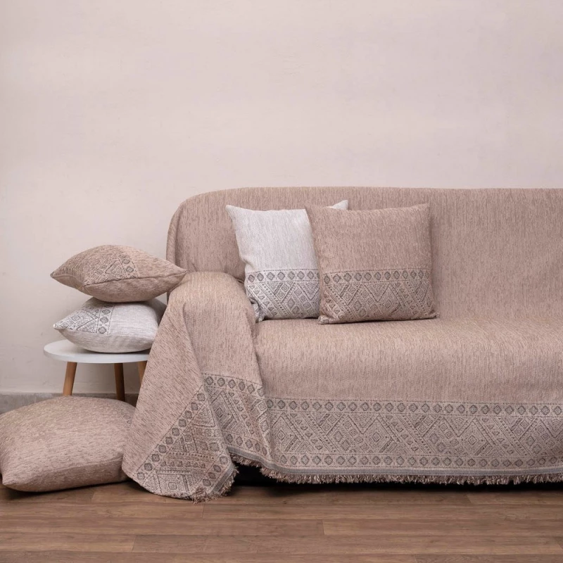 Ριχτάρι 2221 Linen Viopros Διθέσιο 180x240cm Chenille