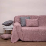 Ριχτάρι 2222 Blush Pink Viopros Τετραθέσιο 180x320cm Chenille