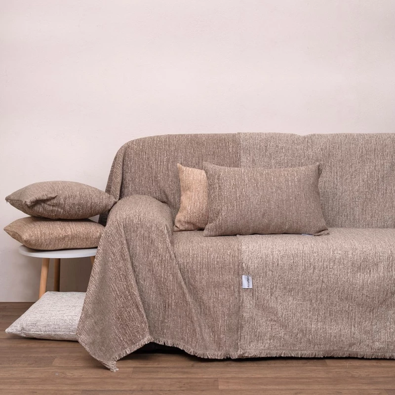 Ριχτάρι 1456 Linen Anna Riska Τετραθέσιο 180x320cm Chenille,Βαμβάκι,Polyester