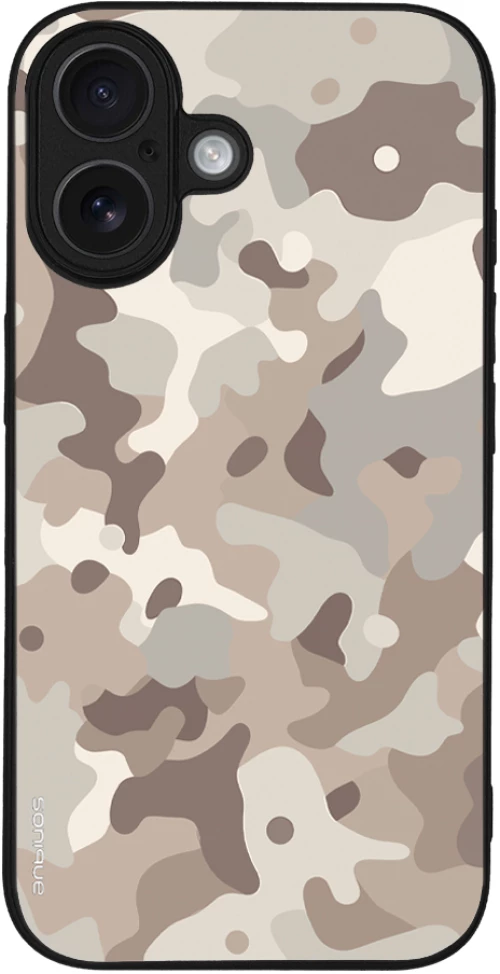 Θήκη Sonique Camouflage Army Series για Apple iPhone 16 Μπεζ