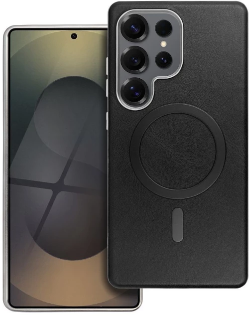 Gentleman Mag Cover Case Compatible With Magsafe For Samsung A07 Black