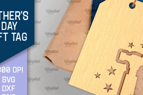 Intra απο ξύλο plywood  Χρώμα wenge 3mm-4mm πάχος - Ετικέτα δώρου για την Ημέρα του Πατέρα Δίασταση 30x20 cm INTRAFABR-52704020