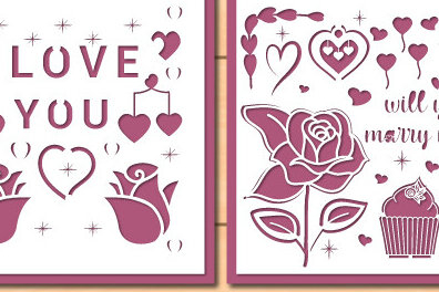 Intra απο ξύλο plywood 3mm-4mm πάχος – Δωροκάρτα για την Ημέρα του Αγίου Βαλεντίνου Bundle1260 Δίασταση  20x20 cm INTRAFABR-112943588