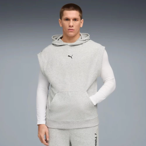 PUMA GRAPHIC FT SLEEVLESS HOODIE (527839-04)