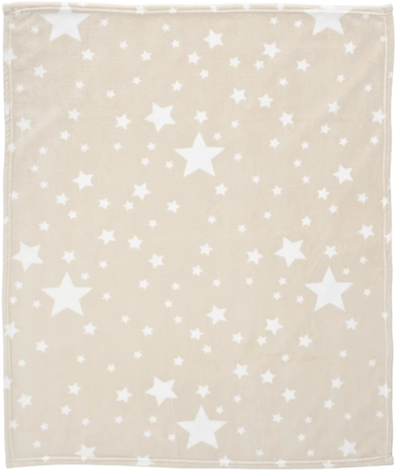 ΒΡΕΦΙΚΗ ΚΟΥΒΕΡΤΑ ΑΓΚΑΛΙΑΣ LORELLI CORAL FLEECE 85/100 CM BEIGE STARS 10340032401