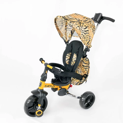 ΤΡΙΚΥΚΛΟ ΠΟΔΗΛΑΤΑΚΙ ΑΝΑΔΙΠΛΟΥΜΕΝΟ KIKKA BOO GIOVI YELLOW 31006020104