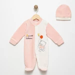 ΒΡΕΦΙΚΟ ΒΕΛΟΥΤΕ ΦΟΡΜΑΚΙ ΜΕ ΣΚΟΥΦΑΚΙ CUTE BALLOONS BEIGE 006.EFILIX.1205-BEIGE