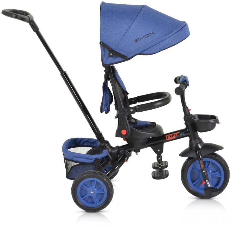 BYOX ΠΤΥΣΣΟΜΕΝΟ ΤΡΙΚΥΚΛΟ ΠΟΔΗΛΑΤΑΚΙ EXPLORE DARK BLUE 3800146231422