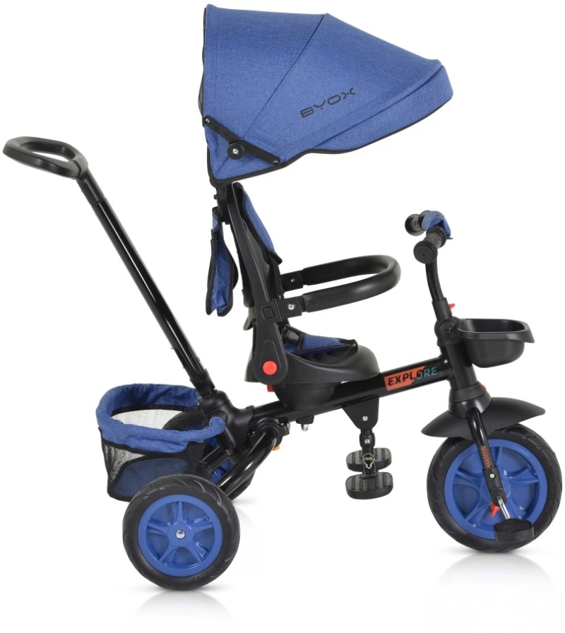 BYOX ΠΤΥΣΣΟΜΕΝΟ ΤΡΙΚΥΚΛΟ ΠΟΔΗΛΑΤΑΚΙ EXPLORE DARK BLUE 3800146231422