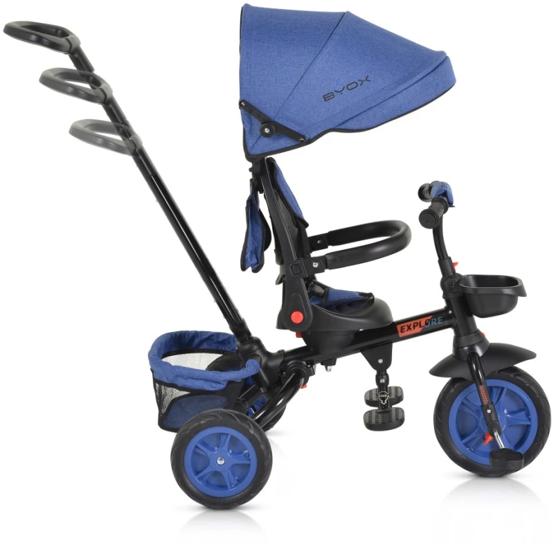 BYOX ΠΤΥΣΣΟΜΕΝΟ ΤΡΙΚΥΚΛΟ ΠΟΔΗΛΑΤΑΚΙ EXPLORE DARK BLUE 3800146231422
