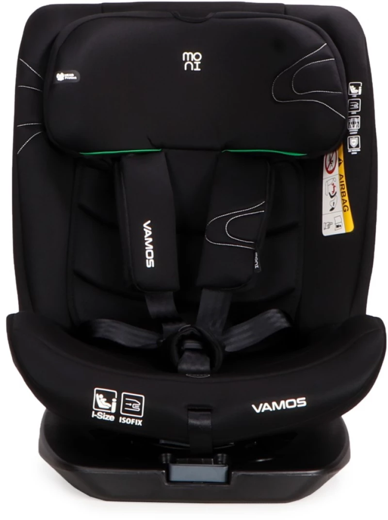 MONI ΚΑΘΙΣΜΑ ΑΥΤΟΚΙΝΗΤΟΥ ISOFIX 40-150CM VAMOS INTENSE BLACK 3801005153169