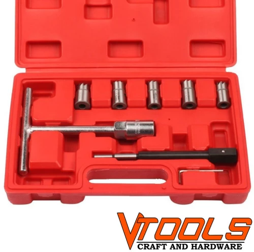 Σετ καθαρισμού εδρών μπέκ common rail Vtools VT6062