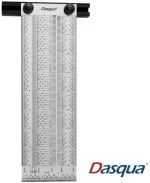 Dasqua 1804-5776 Χάρακας ταφ σημαδέματος ευκαμπτος Inox 200mm