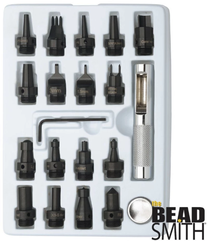 Beadsmith CR1900 Εργαλείο δερματοτεχνίας με 17 κεφαλές