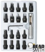 Beadsmith CR1900 Εργαλείο δερματοτεχνίας με 17 κεφαλές