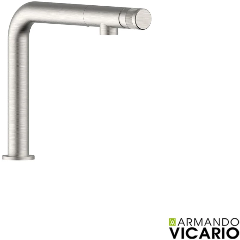 Μπαταρία Νεροχύτη Κουζίνας Lynea Vicario Inox Finish