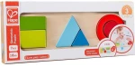 Hape Happy Puzzles Ξύλινο Παζλ Γεωμετρικά Σχήματα E1615A