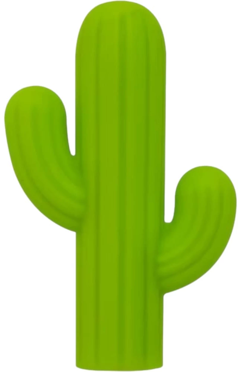 Light Green Cactus Αισθητηριακό μασώμενο παιχνίδι σιλικόνης για μολύβι, (6x4x1,4εκ)