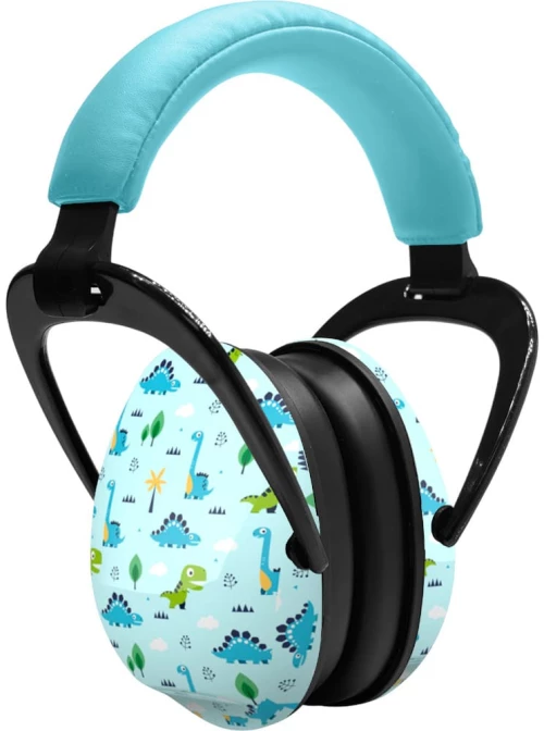 Light Blue Dinosaur, Ρυθμιζόμενα Παιδικά Ακουστικά Μείωσης Θορύβου
